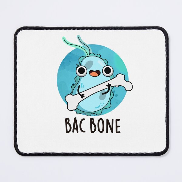 Item preview, Bac Bone Funny Bacteria Puns designed and sold by punnybone.