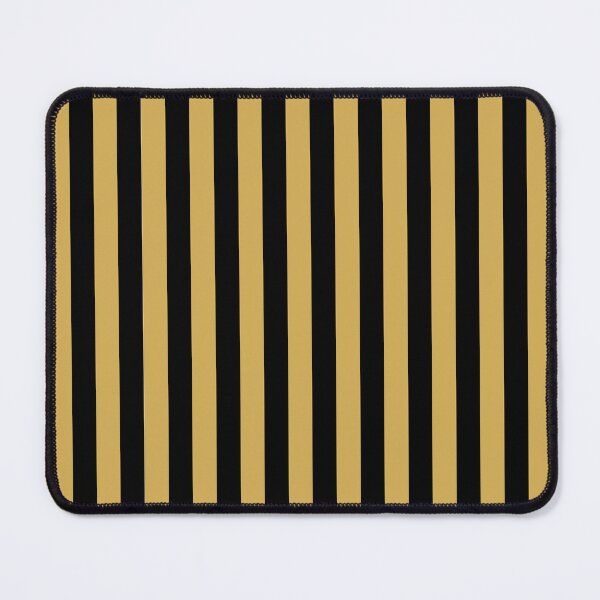 Item preview, Small GOLD and BLACK Vertical STRIPES designed and sold by RachelMacht.