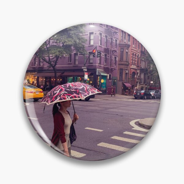 Item preview, Girl Rainy Day City Street Upper West Side Manhattan NYC designed and sold by eleonoraingrid.