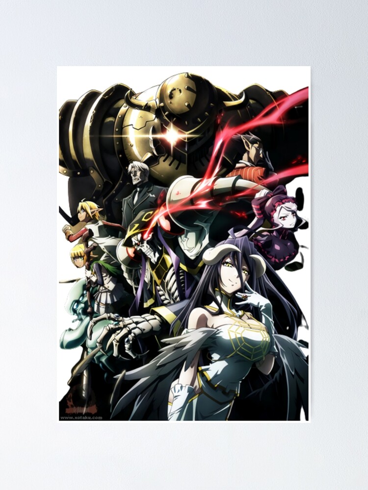 Overlord Anime Wall Art Home Decoration Scroll Poster