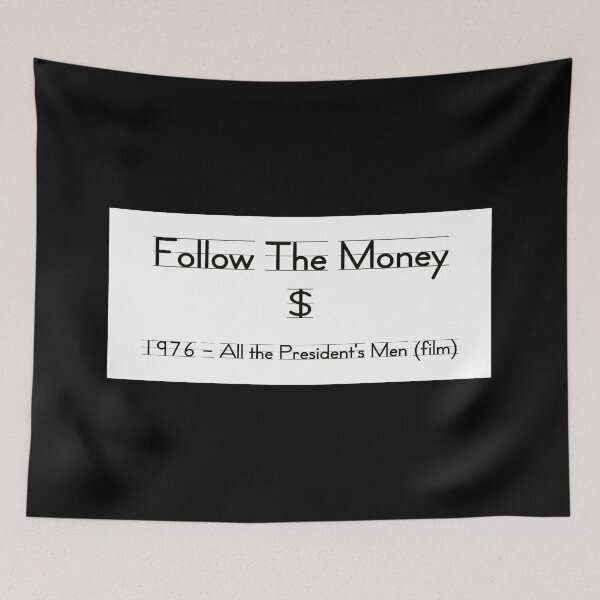 Item preview, HISTORY - Follow The Money - All The President's Men designed and sold by Gretchen Tiger.