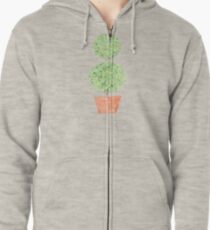 Topiary Zipped Hoodie