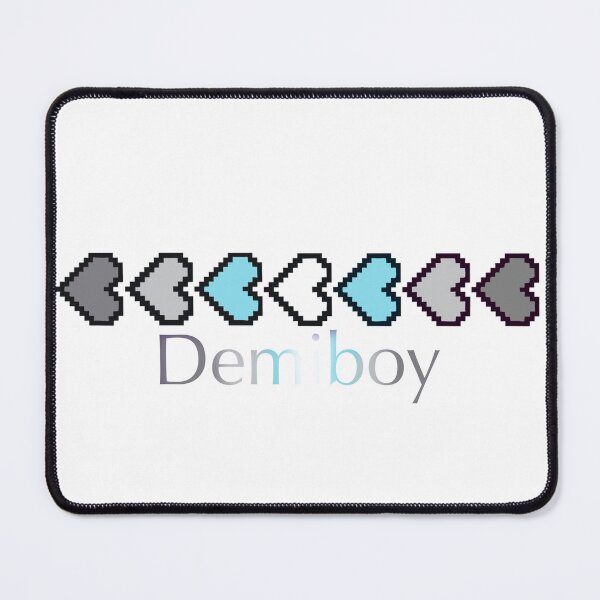 Item preview, Demiboy Pride Heart Pixel Design designed and sold by Avas Friend.