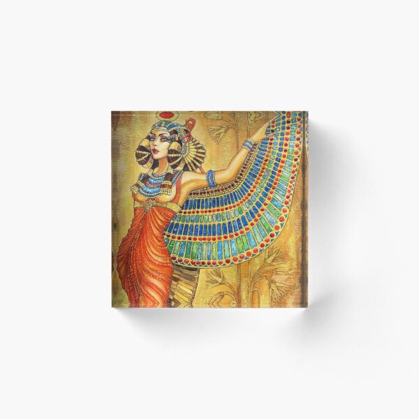 The Goddess Isis Acrylic Block