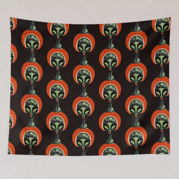 Item preview, Alien Horror, Occult Retro Surrealism designed and sold by MoreMachine.