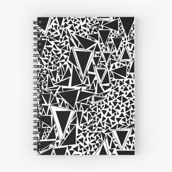 Item preview, Retro Black and White Triangle Abstract  designed and sold by missdebi27.