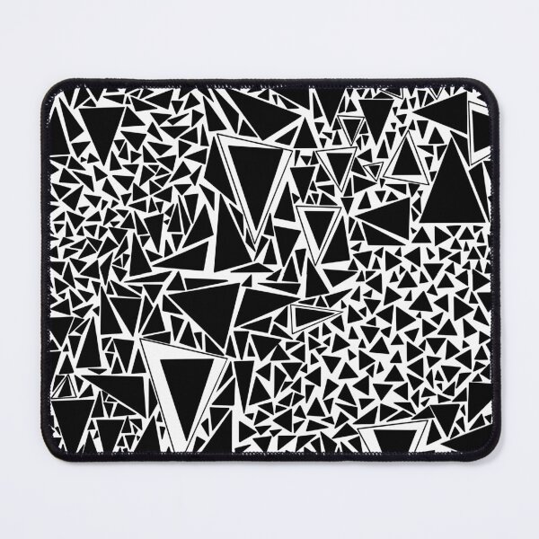 Item preview, Retro Black and White Triangle Abstract designed and sold by missdebi27.