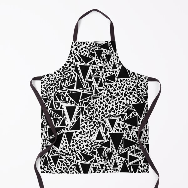 Item preview, Retro Black and White Triangle Abstract designed and sold by missdebi27.