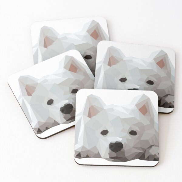 Item preview, White siberian dog design abstract designed and sold by animalcutie.