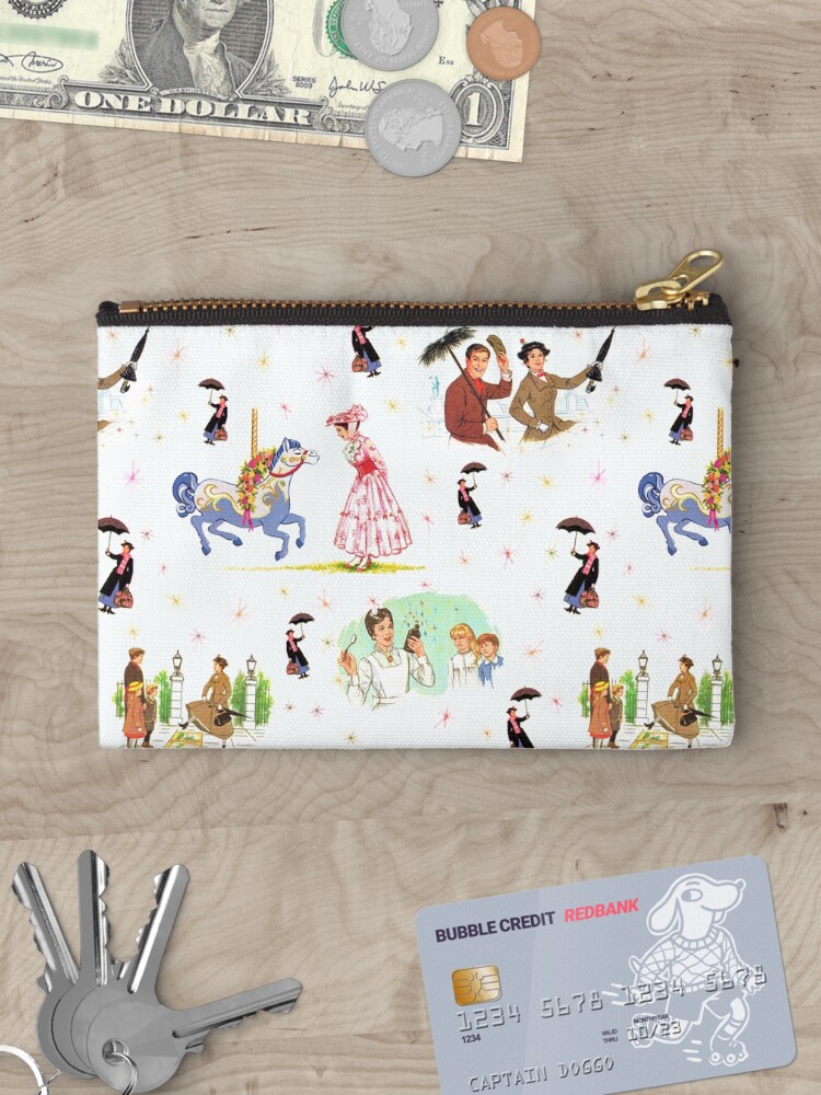 Thumbnail 3 of 4, Zipper Pouch, Mary Poppins IX designed and sold by Dacarrot.