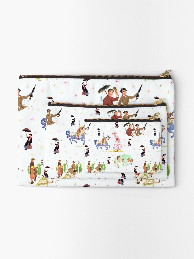 Thumbnail 2 of 4, Zipper Pouch, Mary Poppins IX designed and sold by Dacarrot.