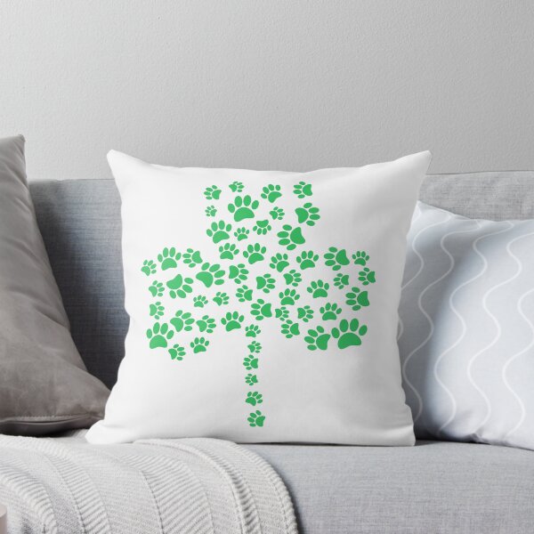 Item preview, Dog Paw Print Cartoon Shamrock Drawing designed and sold by Almdrs.