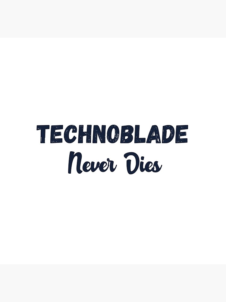 Technoblade never dies, an art print by Farz - INPRNT