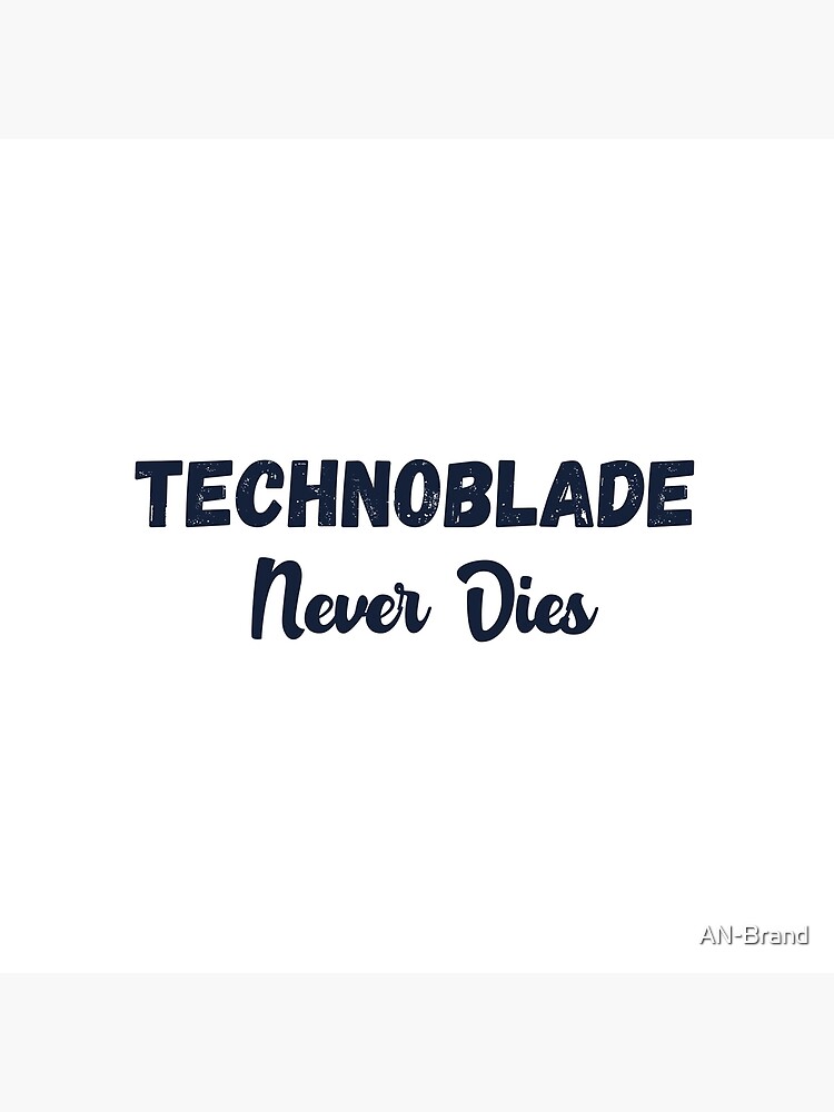 Technoblade never dies, an art print by Farz - INPRNT