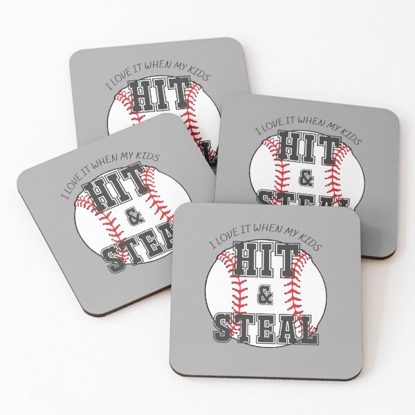 Item preview, Hit And Steal Baseball Softball Mom / Dad / Grandparent / Aunt / Uncle designed and sold by two7designs.