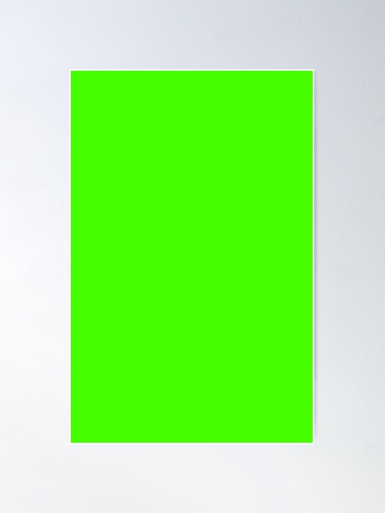 color neon green | Poster