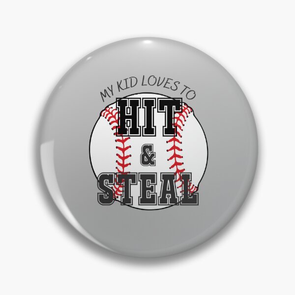 Item preview, Hit And Steal Baseball Softball Mom / Dad / Grandparent / Aunt / Uncle designed and sold by two7designs.