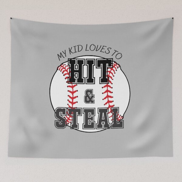 Item preview, Hit And Steal Baseball Softball Mom / Dad / Grandparent / Aunt / Uncle designed and sold by two7designs.