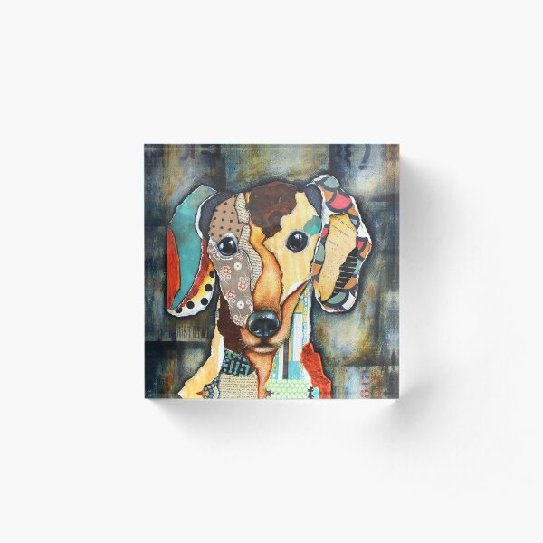 Dachshund Acrylic Block