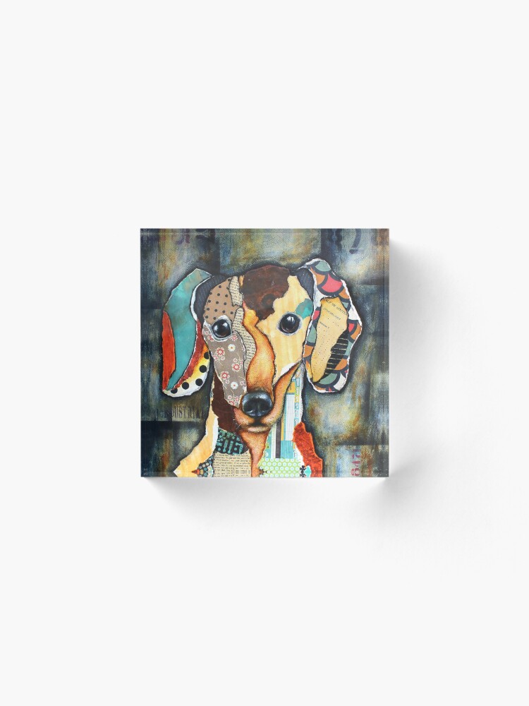 Alternate view of Dachshund Acrylic Block