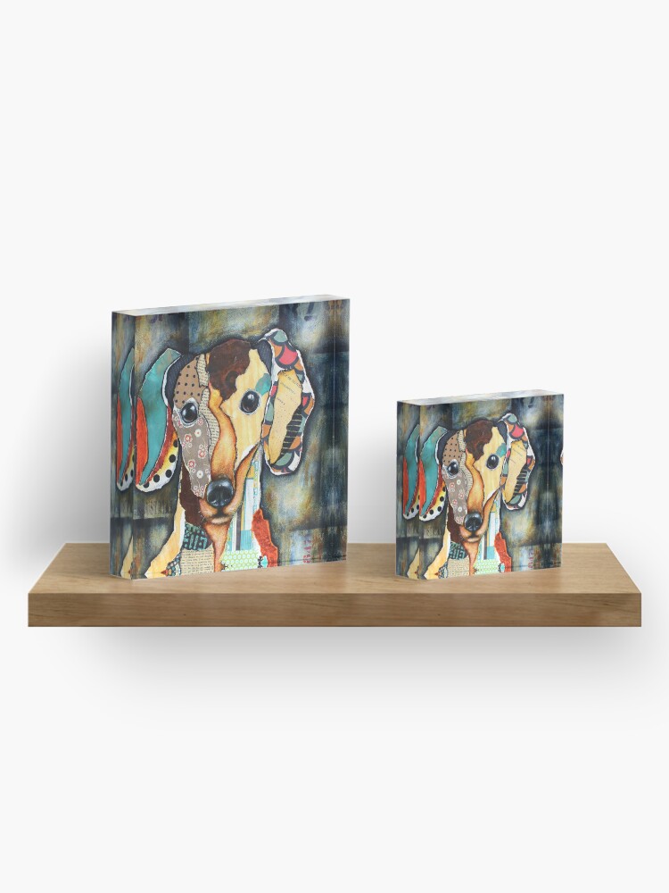 Alternate view of Dachshund Acrylic Block