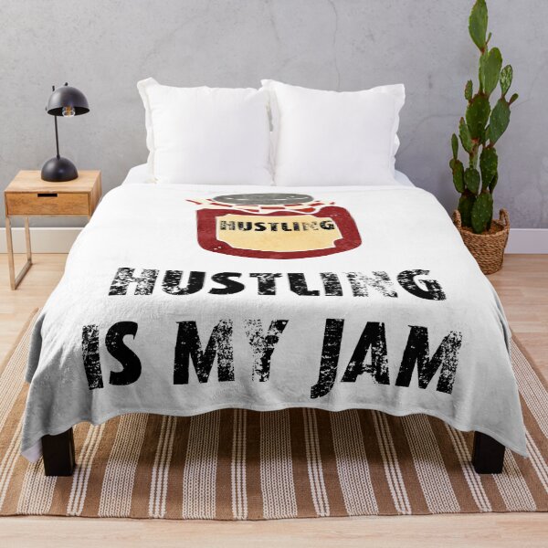 Item preview, hustling is my jam designed and sold by movie-popcorn.
