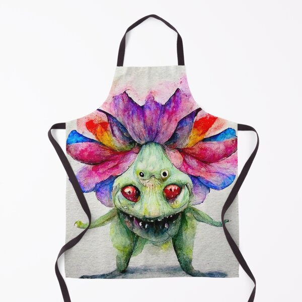 Item preview, Watercolor Funny Flower Alien Monster designed and sold by pixelista.