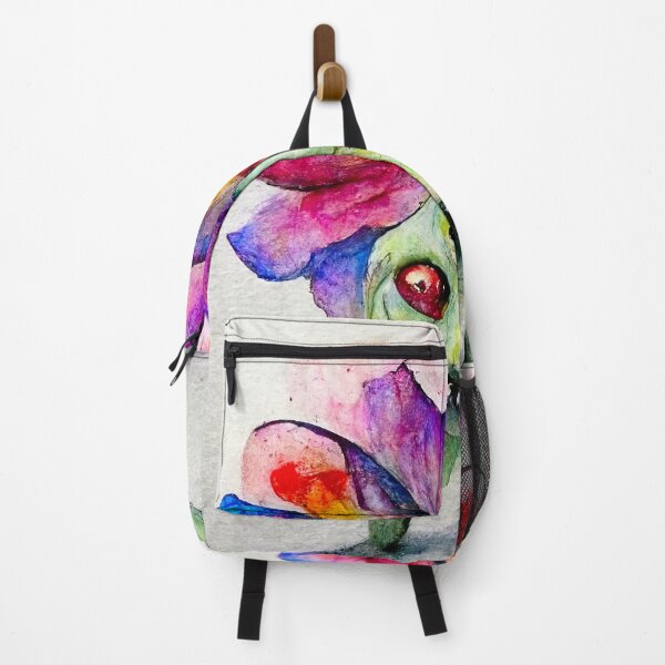 Item preview, Watercolor Funny Flower Alien Monster designed and sold by pixelista.