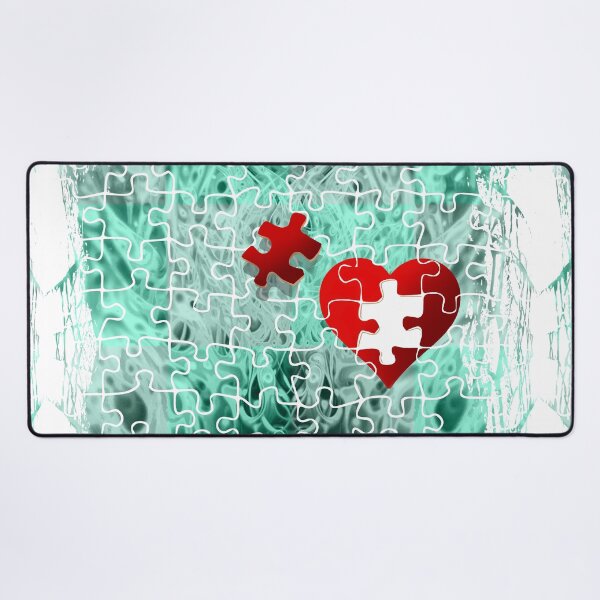 Item preview, Colourful jigsaw puzzle lover design  designed and sold by TipTopTapo.