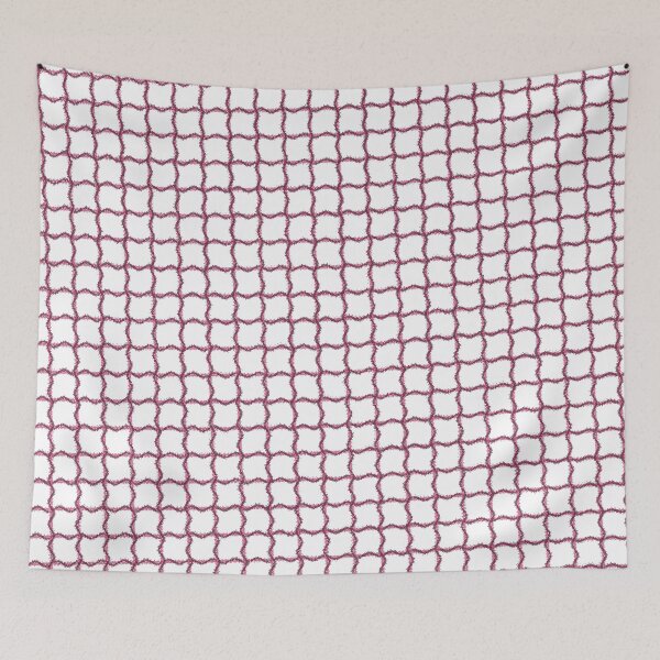 Item preview, Pattern - Red/Pink Netting - Gridwork designed and sold by Gretchen Tiger.