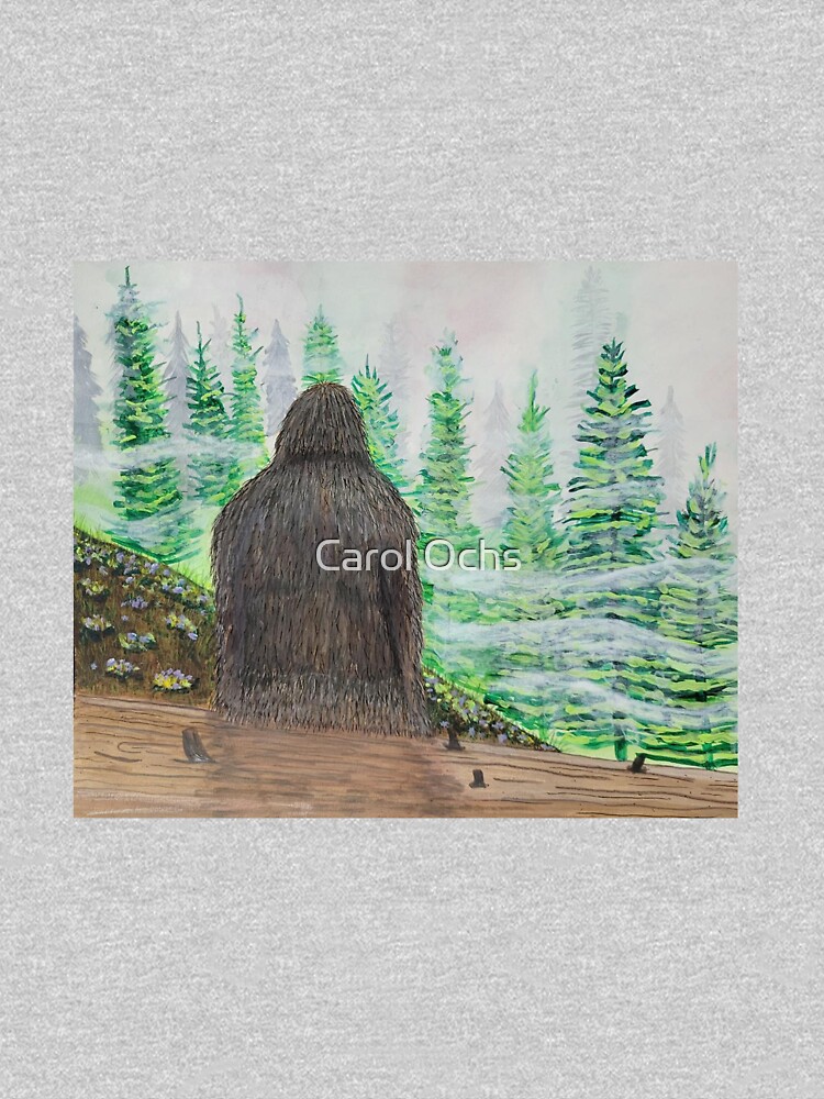 Thumbnail 7 of 7, Classic T-Shirt, Thinking Squatchy Thoughts - Sasquatch Bigfoot Art designed and sold by CarolOchs.