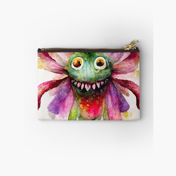 Item preview, Watercolor Cute Flower Alien Monster designed and sold by pixelista.