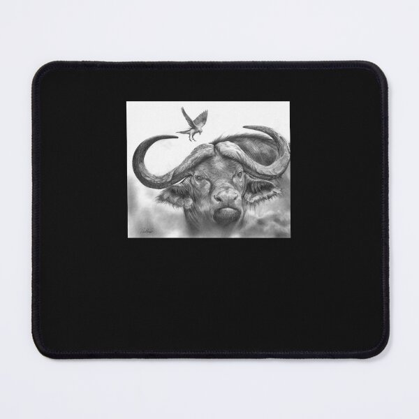 Item preview, Warrior - Cape buffalo portrait designed and sold by kathe236jrowe.