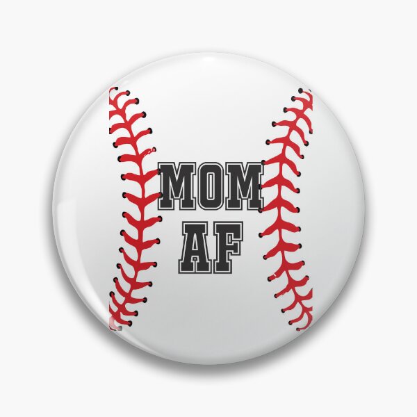 Item preview, Baseball Mom AF designed and sold by two7designs.