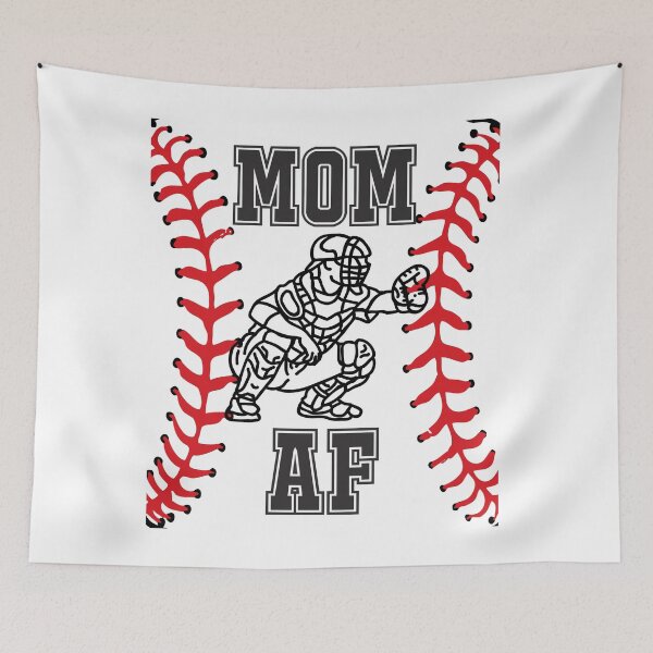 Item preview, Baseball Catcher Mom AF designed and sold by two7designs.