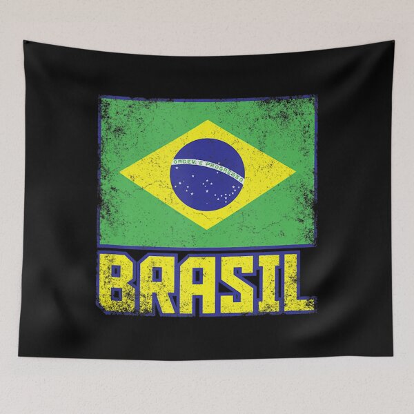 Item preview, Brasil Brazil Flag Vintage Retro Country Brazilian Pride designed and sold by unfinishedneigh.