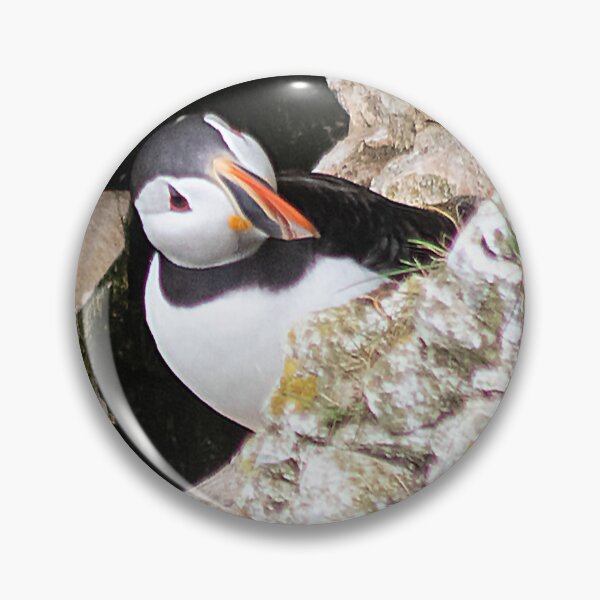Item preview, Puffin on cliff edge designed and sold by HazelWright.