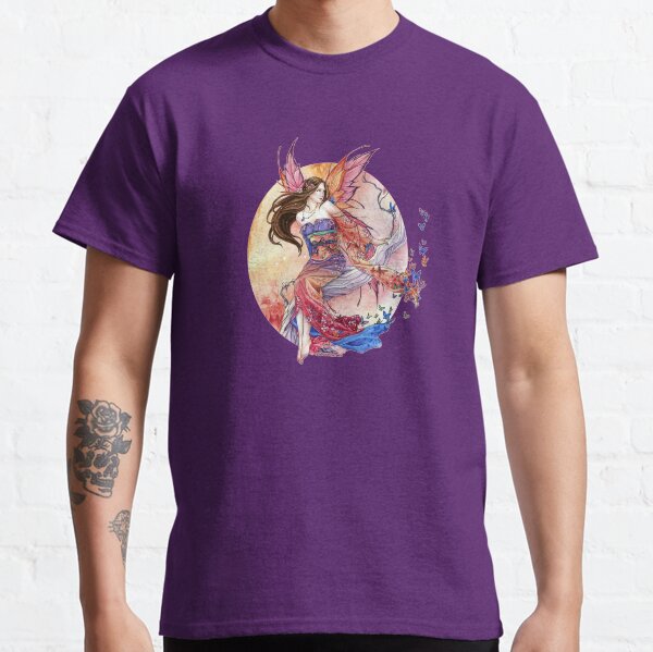The Edge of Enchantment Kimono butterfly fairy by Meredith Dillman Classic T-Shirt