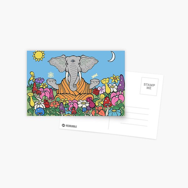 Third Eye Elephant Postcard