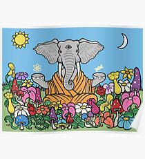 Drittes Auge Elefant Poster