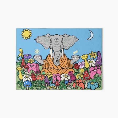 Third Eye Elephant Art Board Print