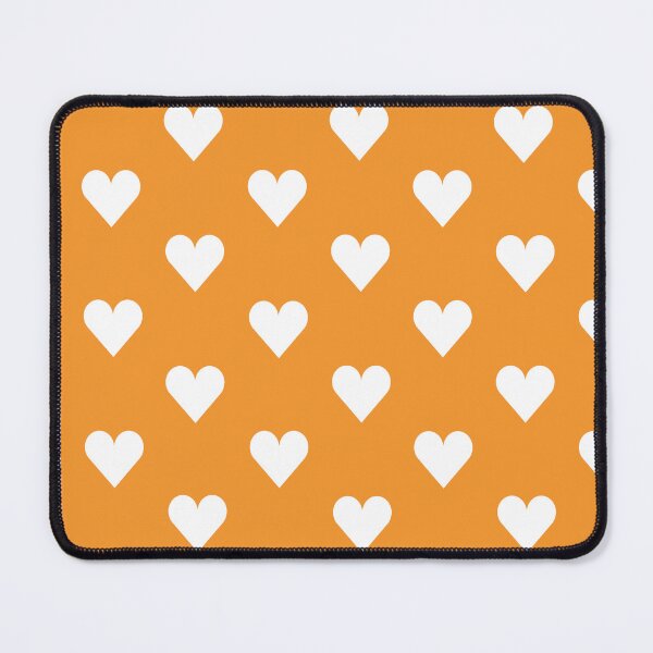 Item preview, Medium WHITE and ORANGE LOVE HEARTS designed and sold by RachelMacht.