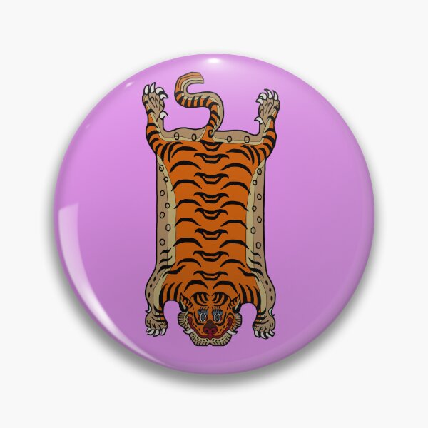 Item preview, TIBETAN TIGER RUG-lillac designed and sold by BEATRIZ ABAITUA.