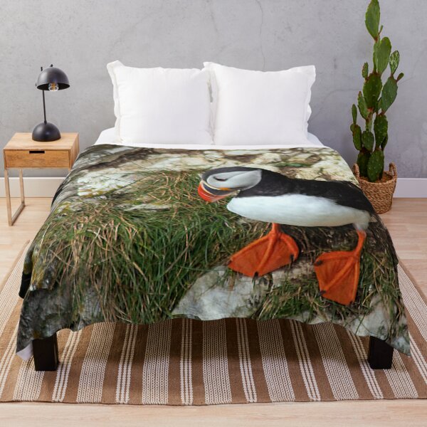 Item preview, Puffin on a cliff edge designed and sold by HazelWright.