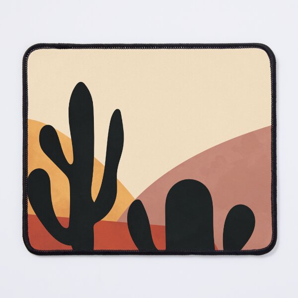 Item preview, Mountain, Cactus, Modern, Boho, Minimal, Wall Art Print designed and sold by technicolorable_art.