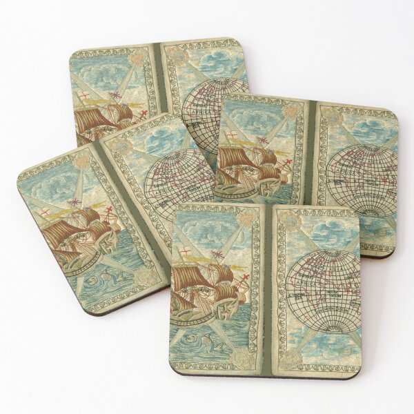 Item preview, Vintage Sailing Embroidered Book Pages designed and sold by madisonscottage.