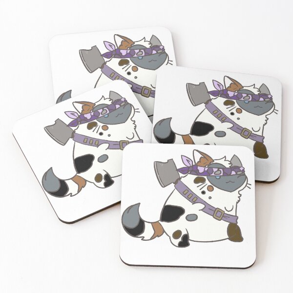 Aperçu de l'œuvre Chat Calico Pudgy Axe créée et vendue par ThePondCat.