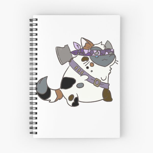 Item preview, Calico Pudgy Axe Cat designed and sold by ThePondCat.