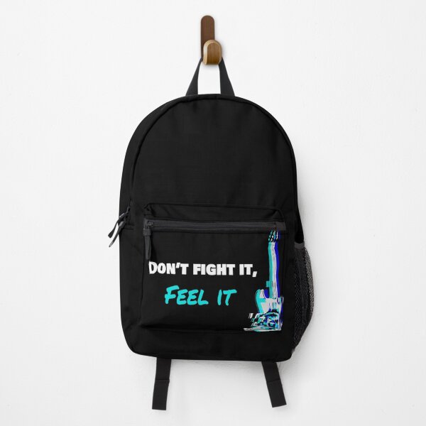 Item preview, Cool guitar with glitch effect | Quote Don't fight it, feel it | Rock on tour | British rock band designed and sold by Kai-Shenin.