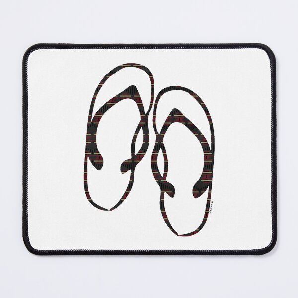 Item preview, Gaston's flip flops designed and sold by PolairmozaiC.